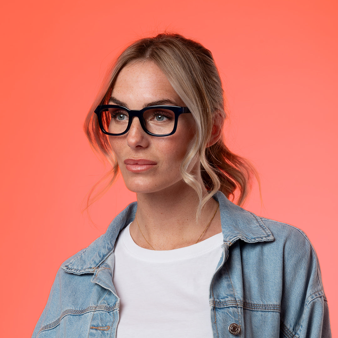 ANJA transp mole Reading Glasses. Favorite.