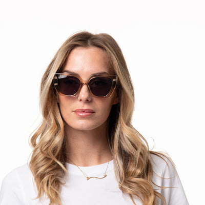 S-LINA transp golden Sunglasses
