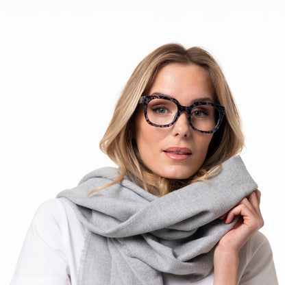 NADJA transp gray Reading Glasses NEW SS-25