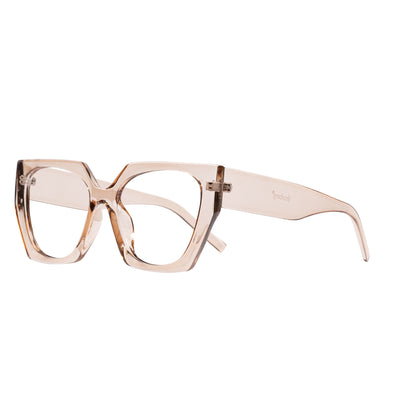 LINA transp golden Reading Glasses. NEW SS25