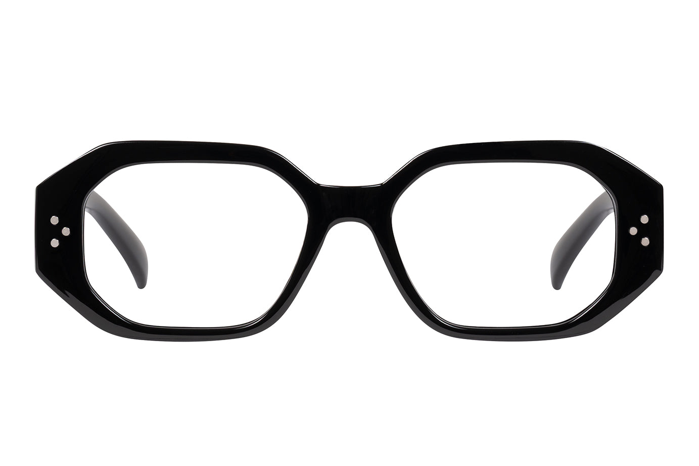 ADRIANA solid black Reading Glasses. NYHET