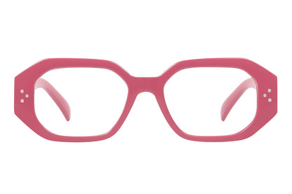 DOMENICA solid pink Reading Glasses. NYHET