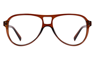 MATTEW transp brown Reading Glasses NEW SS26