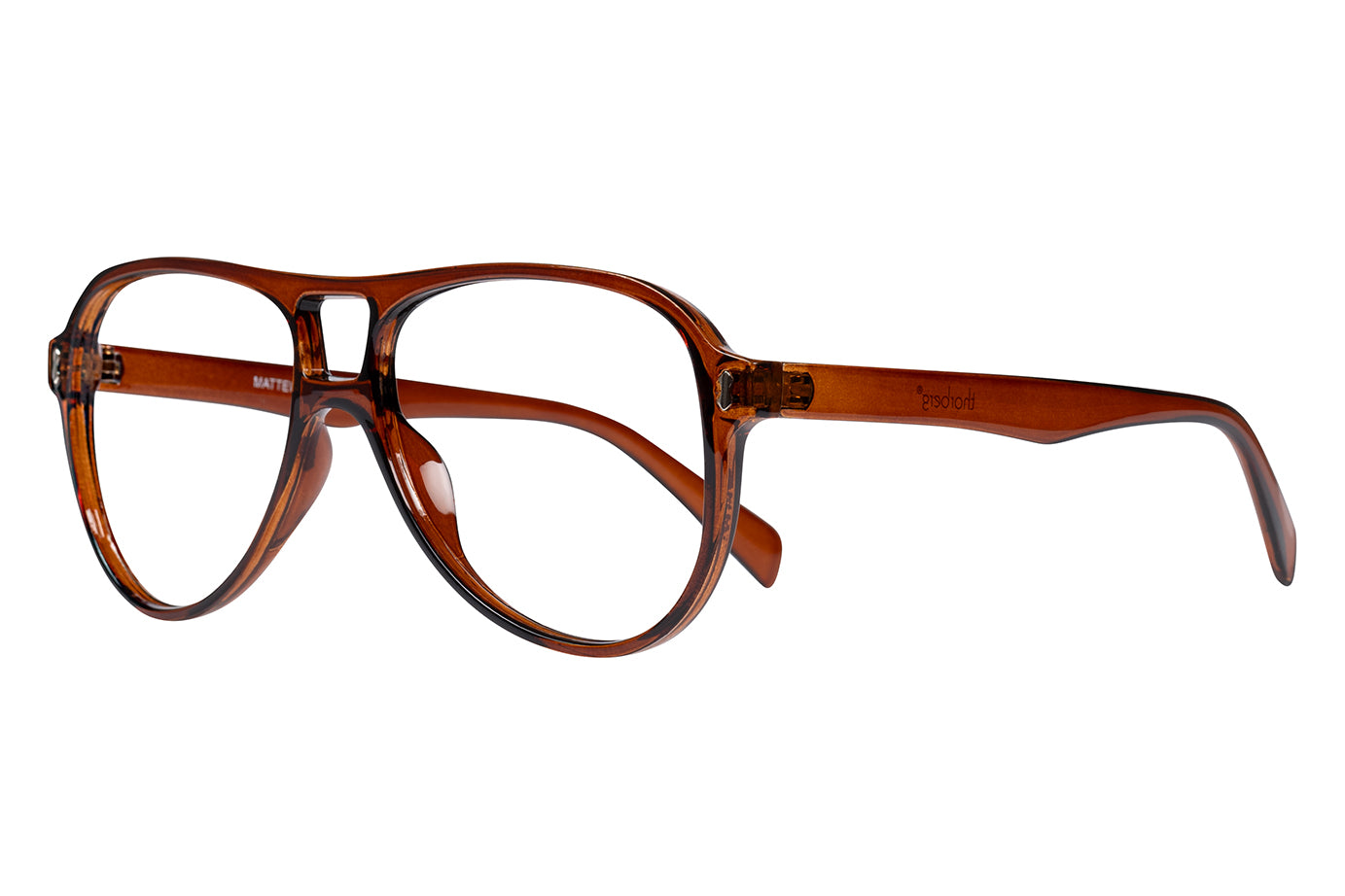 MATTEW transp brown Reading Glasses NEWS