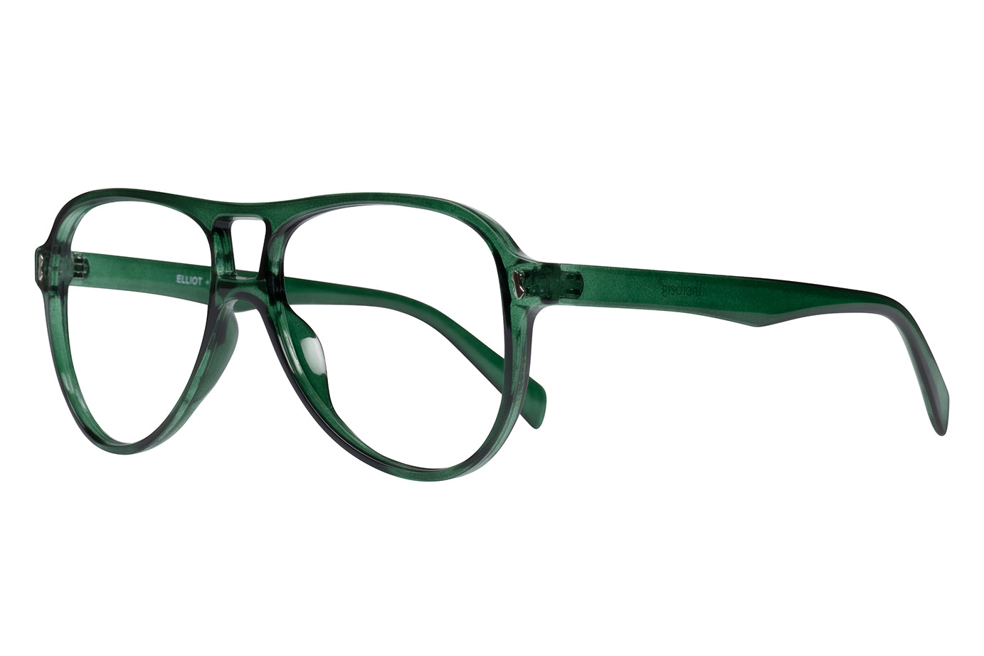 ELLIOT transp bottle green Reading Glasses NEWS