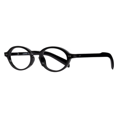 LAZARO solid black Reading Glasses