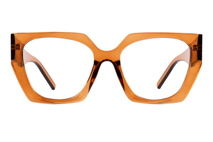 APRIL transp golden brown Reading Glasses - Bestseller - Back in stock!