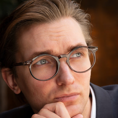 ASH transp grey Reading Glasses