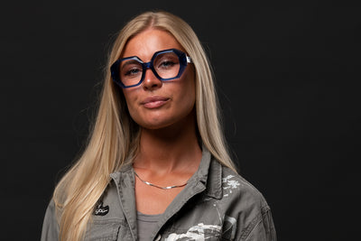 BLACHE transp. blue Reading glasses FEW IN STOCK