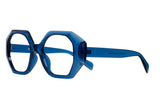 BLACHE transp. blue Reading glasses NEW AW-23