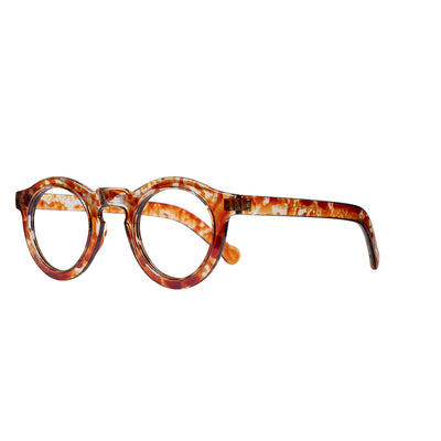 BRIAN transp brown reading glasses