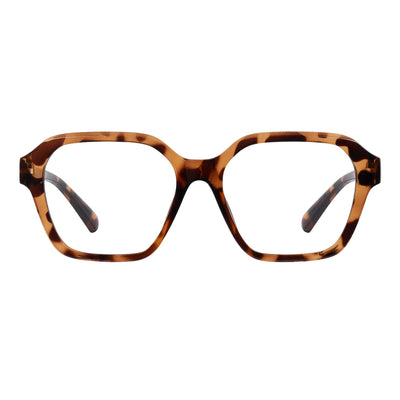 CHARLOTTA turtle brown bottom milky Reading Glasses NEW