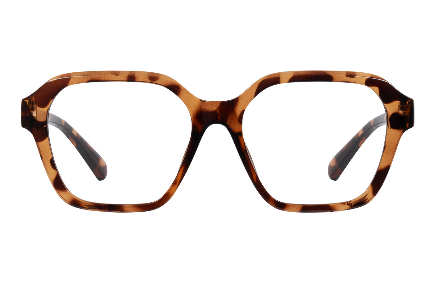 CHARLOTTA turtle brown bottom milky Reading Glasses