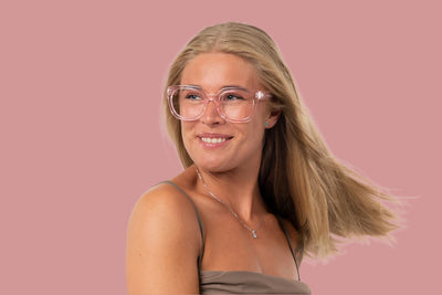 FLORENCIA transp very light bordeaux Reading Glasses EXTRA DISCOUNT for You!!