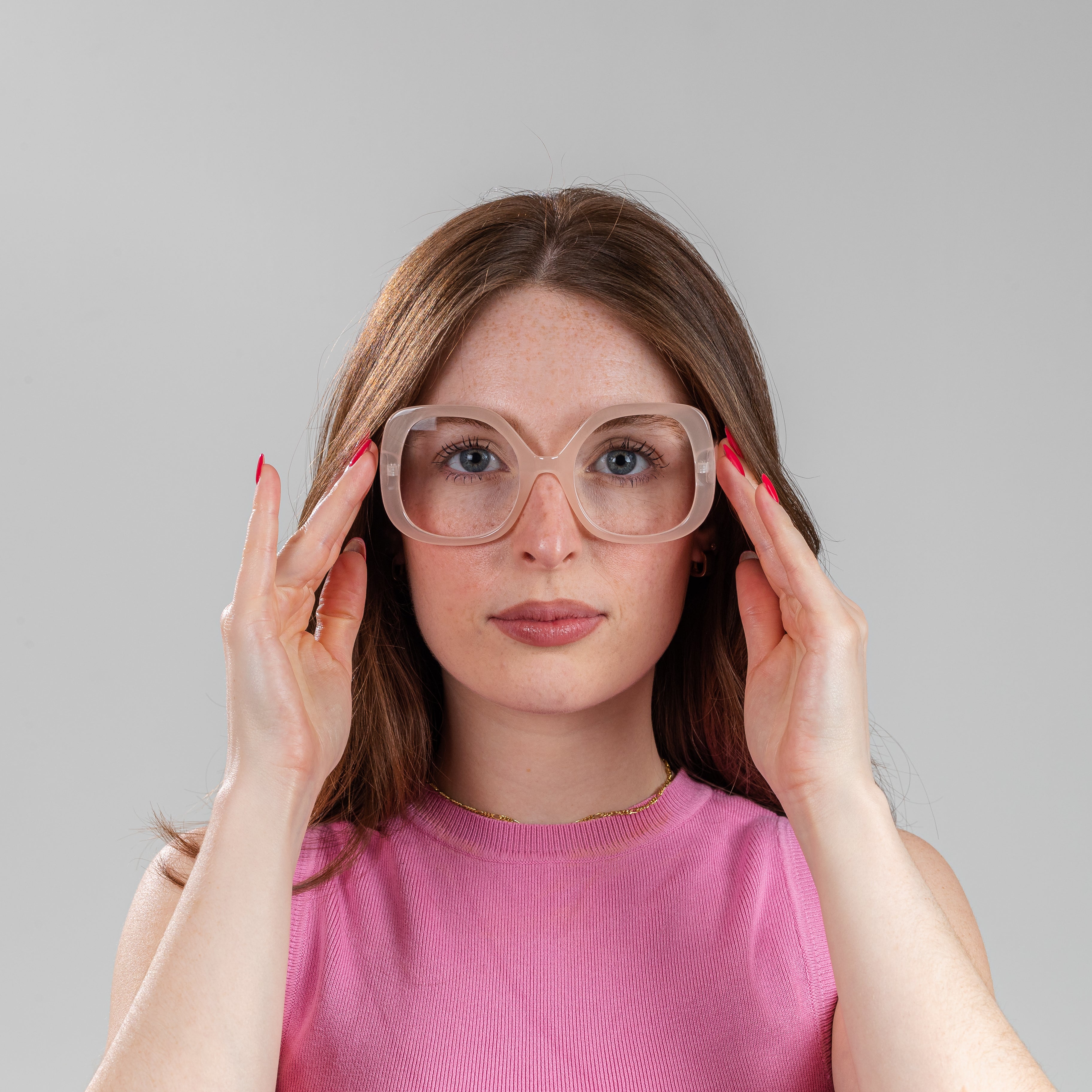CLAUDIE milky sand Reading glasses - BEST SELLER
