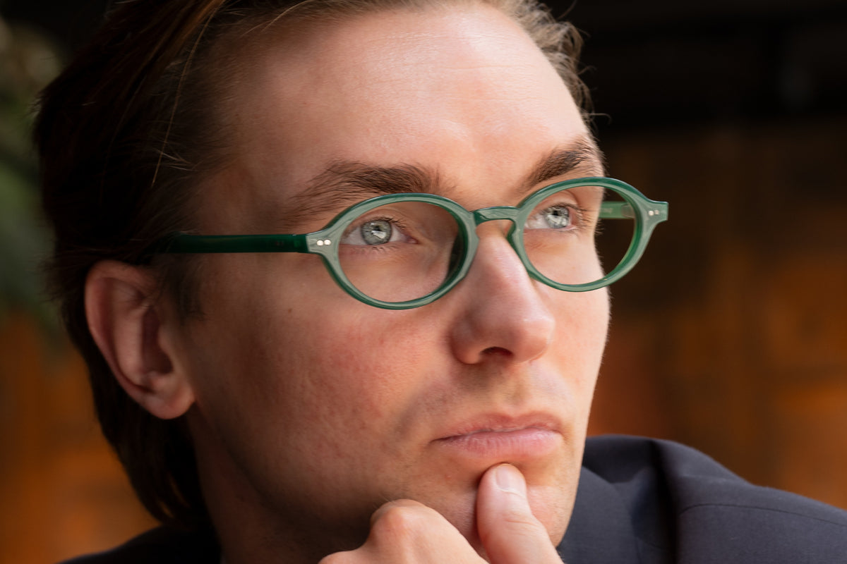 DUNCAN milky bottle green Reading Glasses NEW trend MUST HAVE