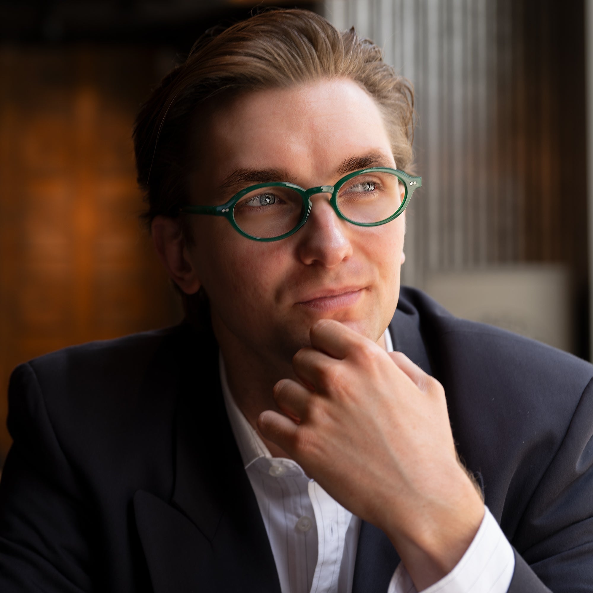 DUNCAN milky bottle green Reading Glasses NEW trend MUST HAVE