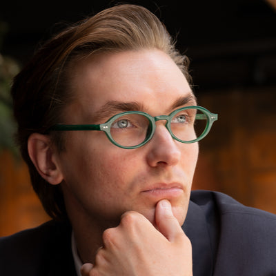 DUNCAN milky bottle green Reading Glasses NEW trend MUST HAVE