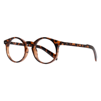 HANS turtle brown botton milky Reading Glasses