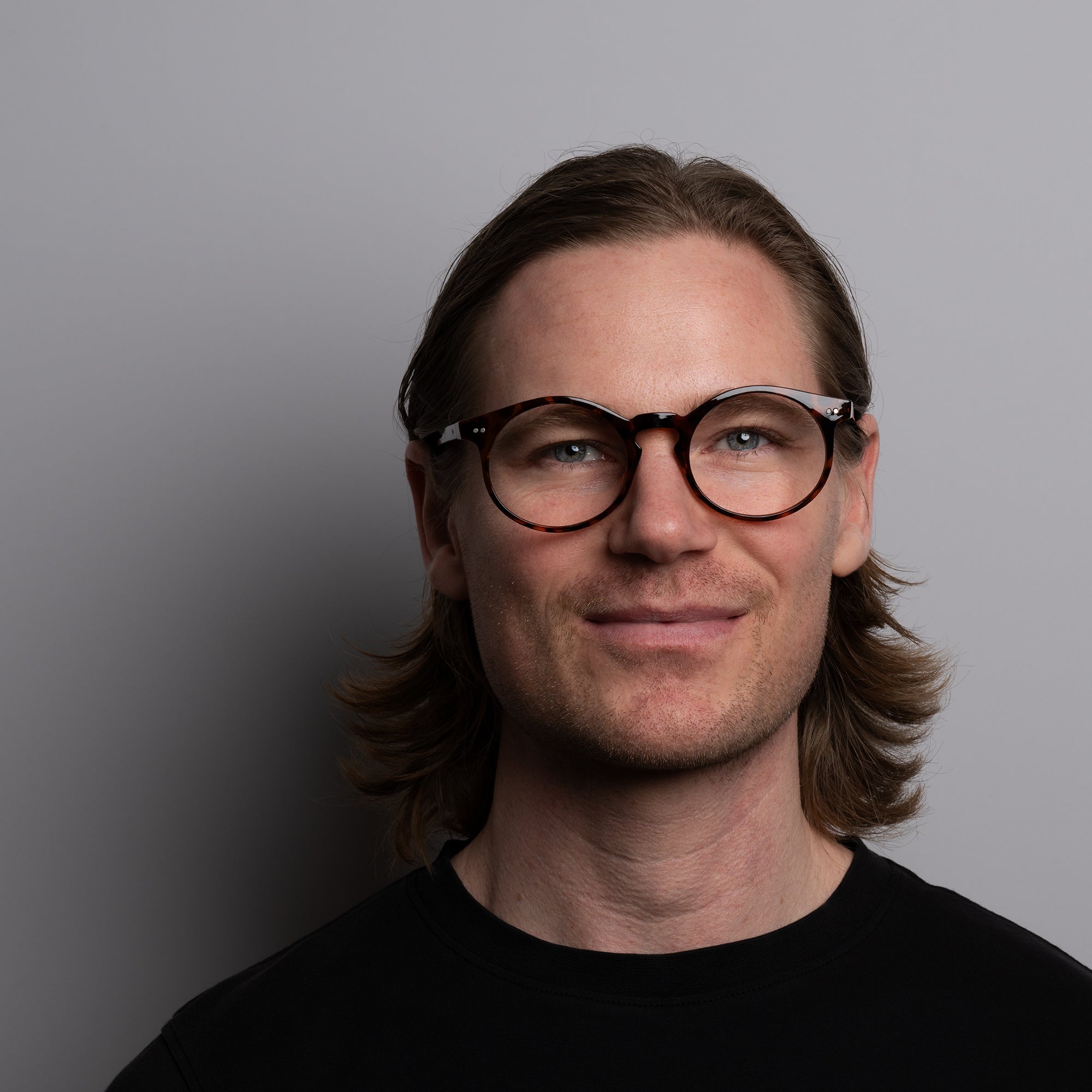 HANS turtle brown botton milky Reading Glasses