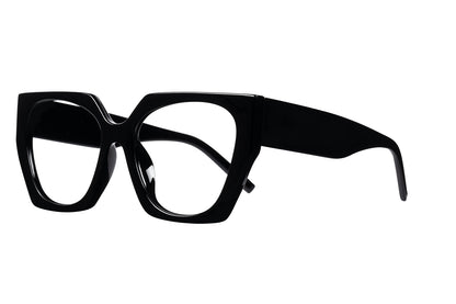 SACHA solid black Reading Glasses. Best seller