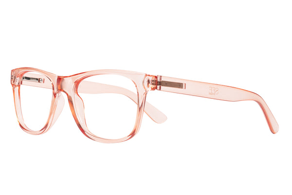 SVANEKE transparent pink/nude reading glasses