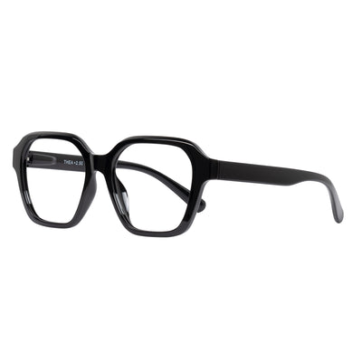 THEA solid black Reading Glasses NEW