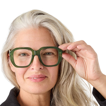 RENEE milky green Reading Glasses Få kvar i lager