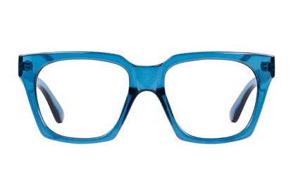 INEZ transp blue Reading Glasses. Popular. NOW BACK IN STOCK!