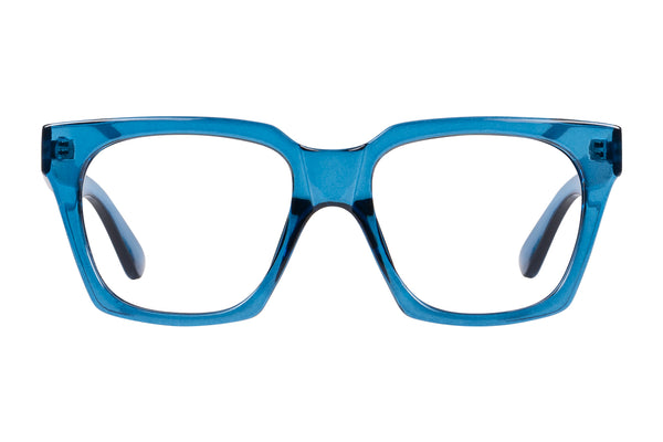 INEZ transp blue Reading Glasses. FÅ KVAR I LAGER!