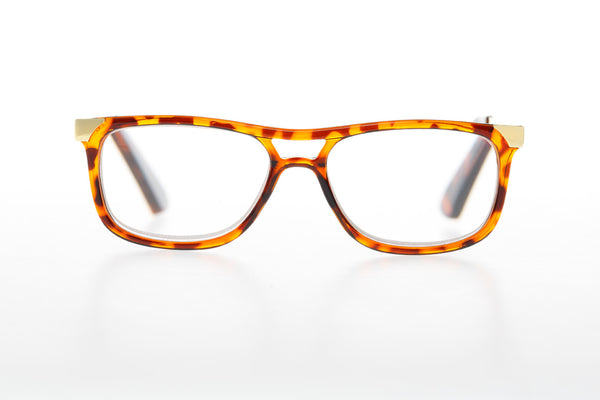 LEIF turtle brown-gold Reading Glasses 25% Rabatt