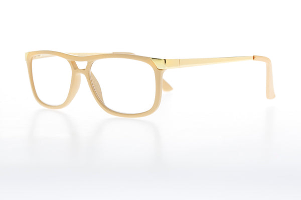 KENNETH créme-gold Reading Glasses 25% Rabatt