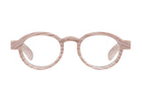 ADA Soft Pink Wood-Look Reading Glasses