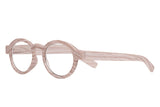 ADA Soft Pink Wood-Look Reading Glasses