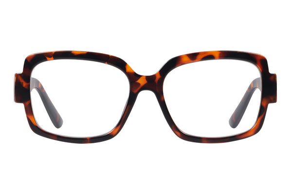 ADELE turtle brown Reading Glasses
