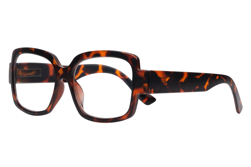 ADELE turtle brown Reading Glasses