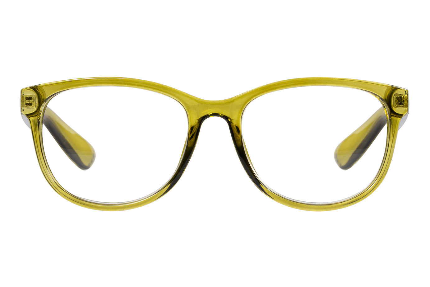 AGATA Transp. Green Reading Glasses 25% OFF Keep in stock