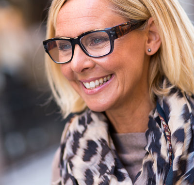 LILL transp cerise-turtle brown Reading Glasses. DISCOUNT !!