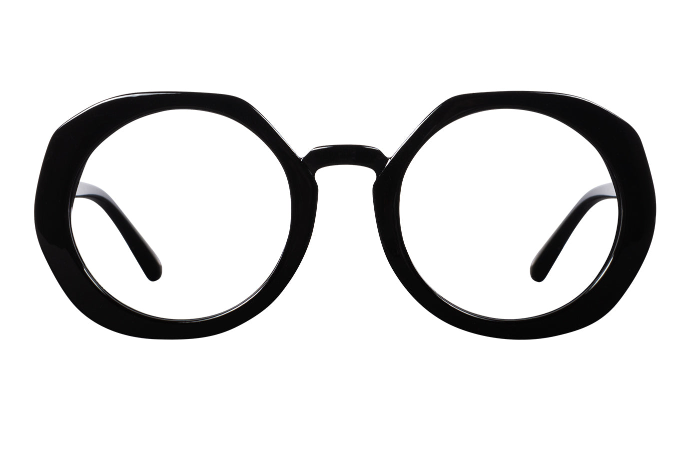 ALLY solid black Reading Glasses 1 left