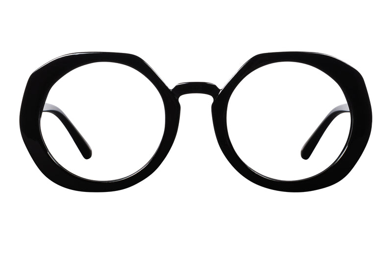 ALLY solid black Reading Glasses NYHET SS-23