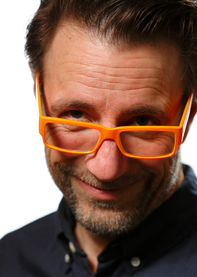 HUNT off-white Reading Glasses. 25% discount. Keep in stock