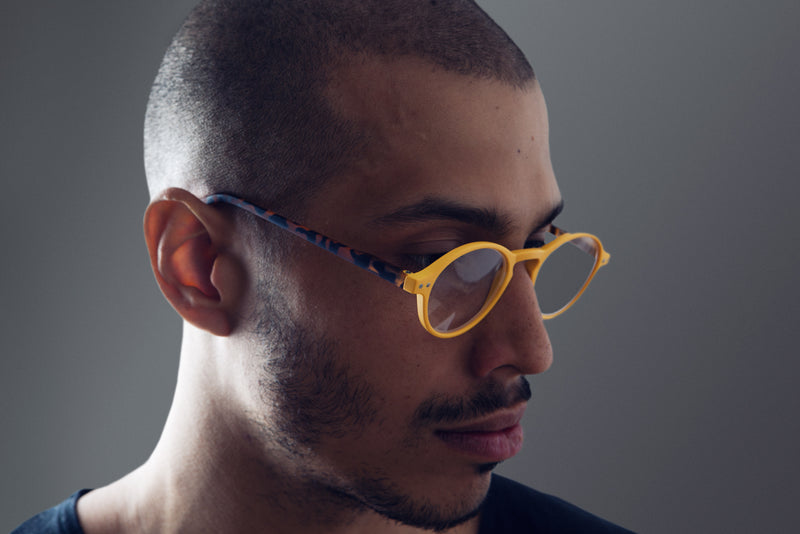 COPPER Yellow rubber Reading Glasses