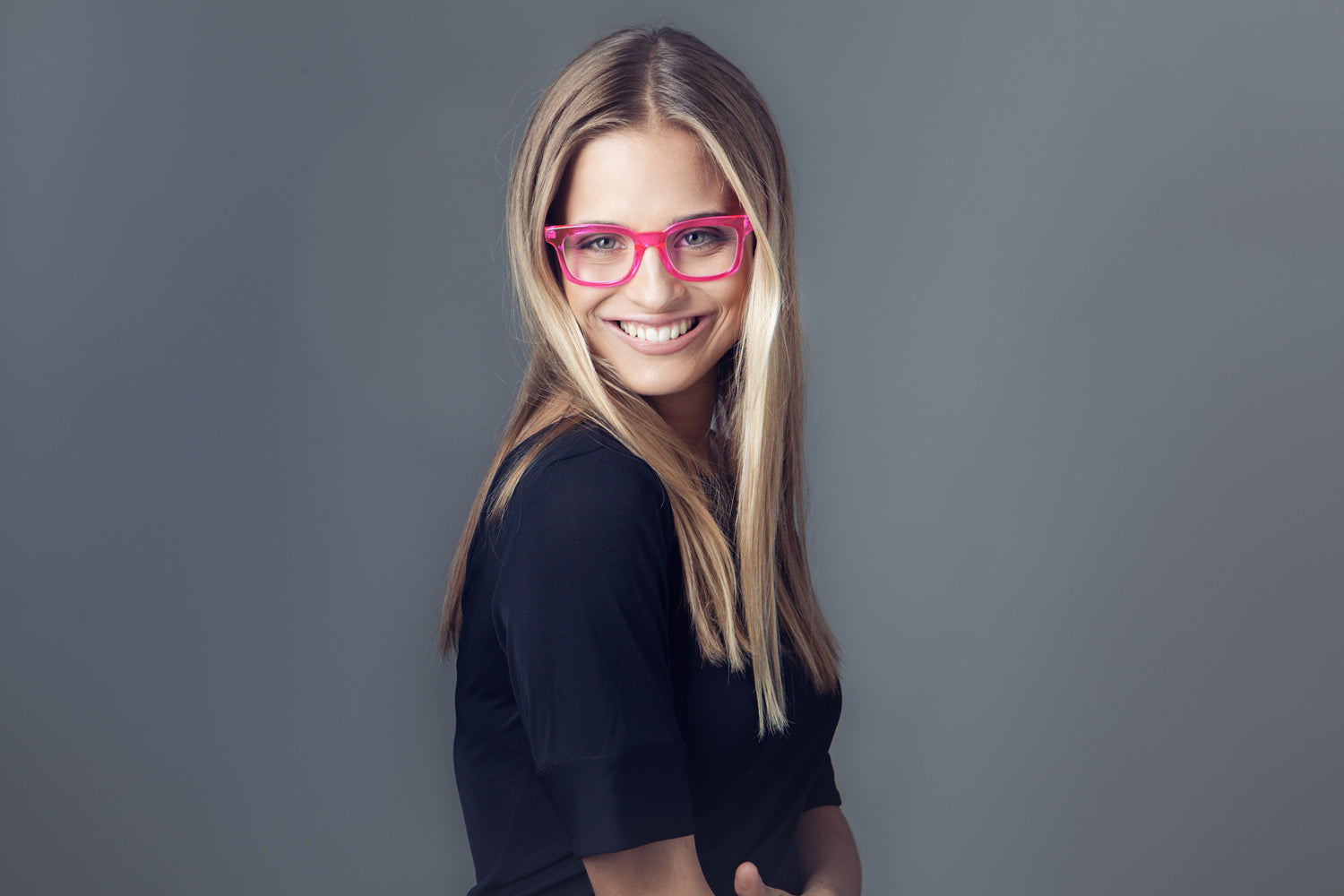 CORNELINA transp. cerise Reading Glasses NOW BACK IN STOCK