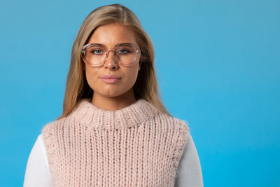 DENICE transp brown Reading Glasses - Popular - few in stock