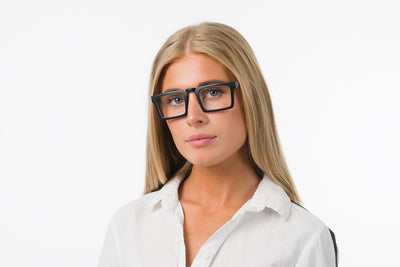 DYLAN black solid Reading Glasses. Discount!