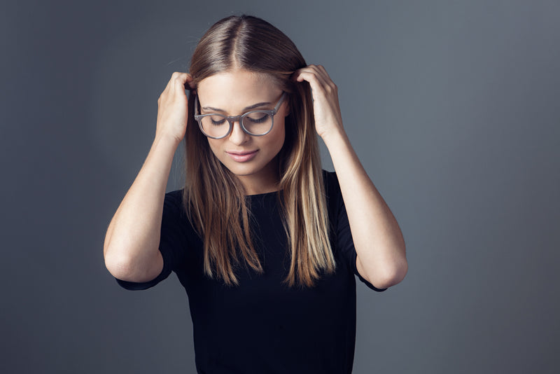 JOEL Milky Blue Reading Glasses
