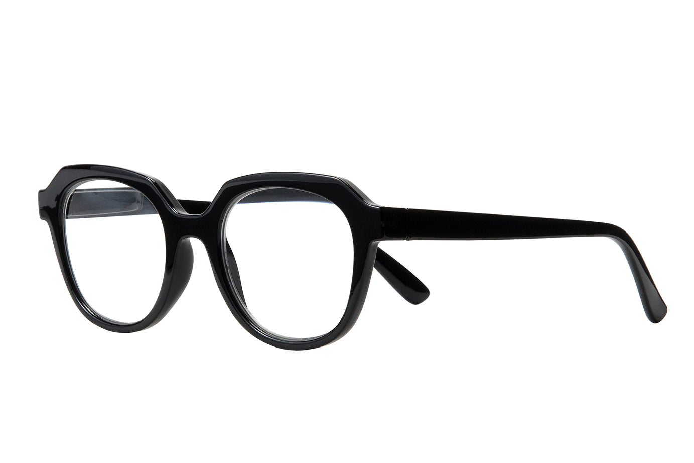 PERNILLA black solid Reading Glasses 50% Off Only 0.0 left in stock