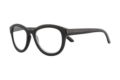 ELLA Solid Black Læsebriller 25% rabat. Få på lager