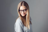 KATRINE Transp. Dark Lion Orange Reading Glasses