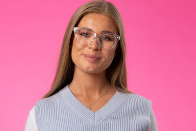 INEZ LIGHT transp light blue Reading Glasses SALE 25% Off